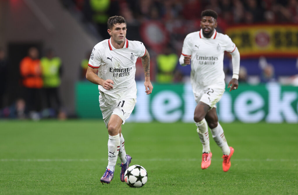 Milan, rientro anticipato per Pulisic a Milano