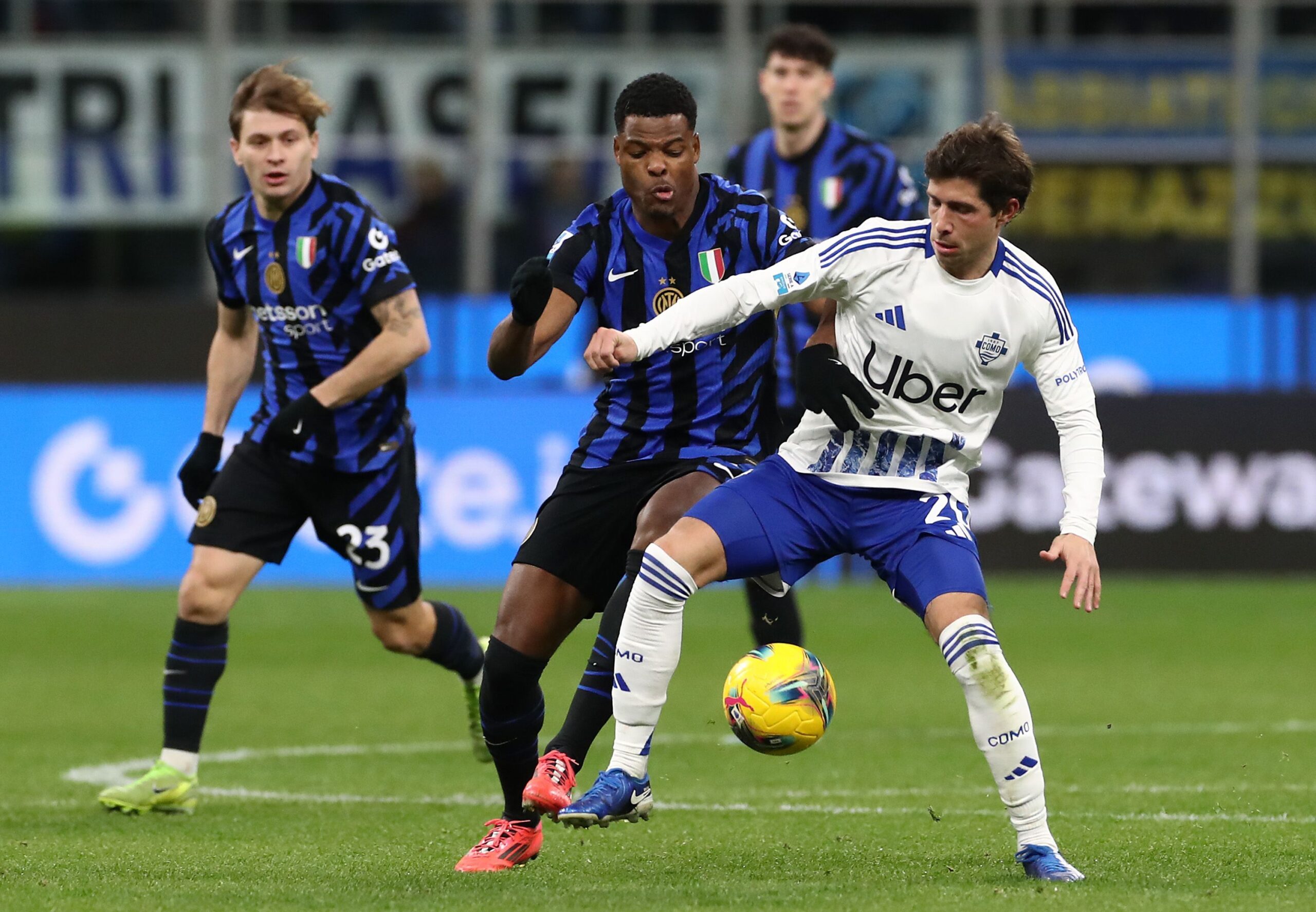 Como, tegola nel riscaldamento: out Sergi Roberto