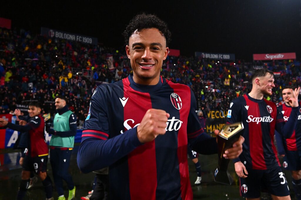 Bologna, infortunio per Ndoye: i tempi di recupero