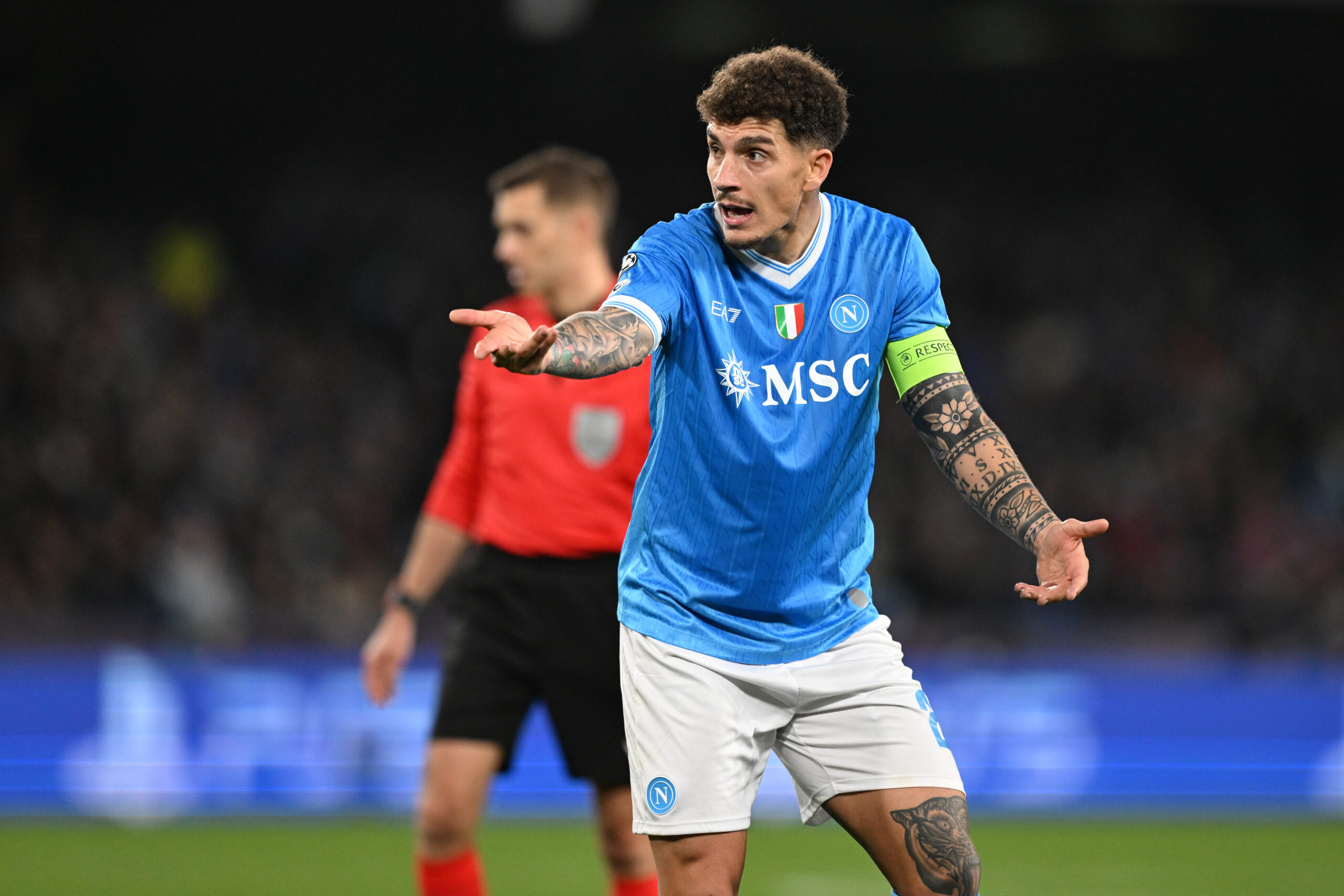 Napoli, tegola Di Lorenzo: esce in barella! Infortunio anche per Meret