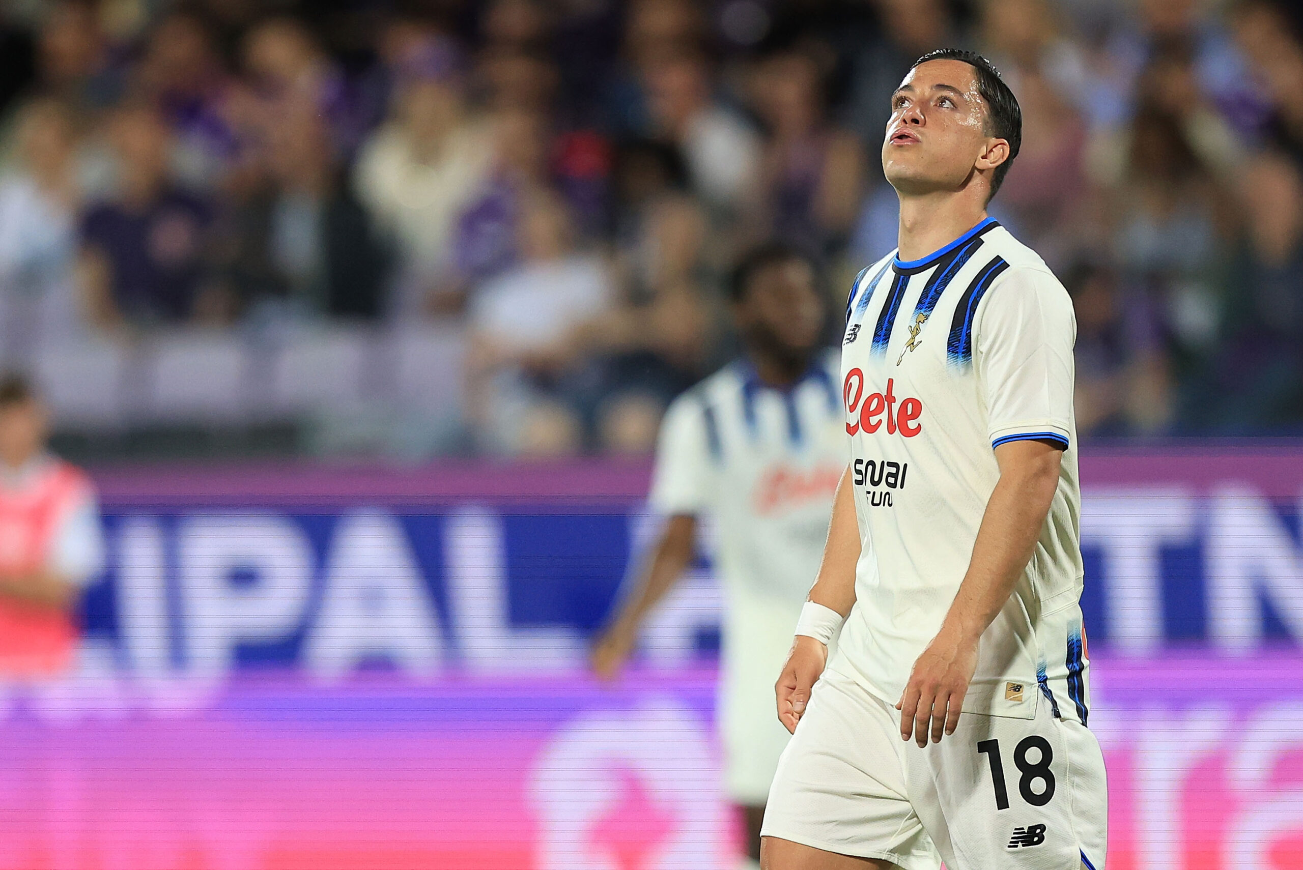 Atalanta, distrazione muscolare per Raspadori: i tempi di recupero